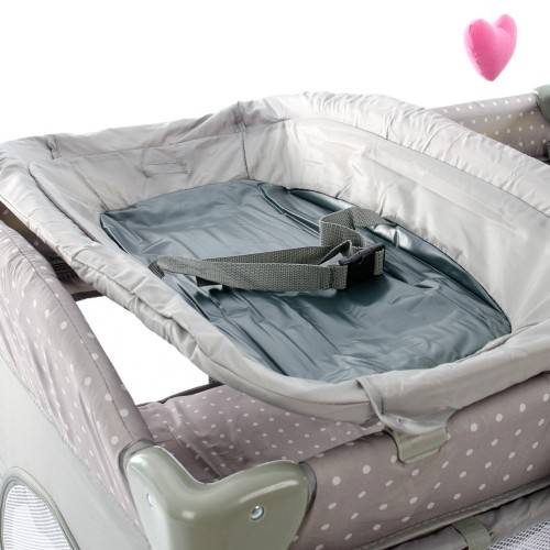 Camp Cots Chelino Tiffany Baby Camp Cot White Dots was sold for R1
